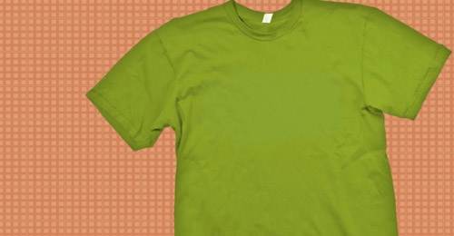 green  t-shirt template