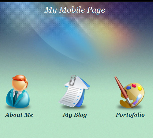 my mobile page wordpress