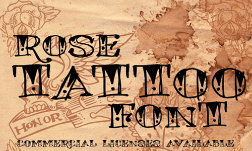 Here are the 25 Freely Downloadable Tattoo Fonts for you to choose from to