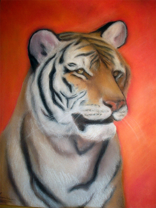 Tigre en Pastel