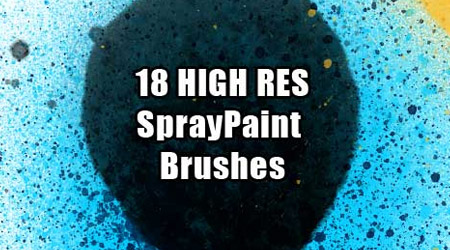 Photoshop Spray Brushes