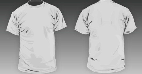 t-shirt vector template