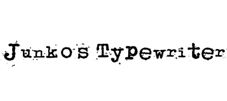 junkos typewriter font 