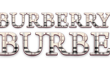 Dynamic Burberry Text