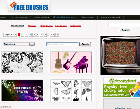 123 Free Brushes