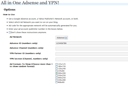 All in One Adsense and YPN