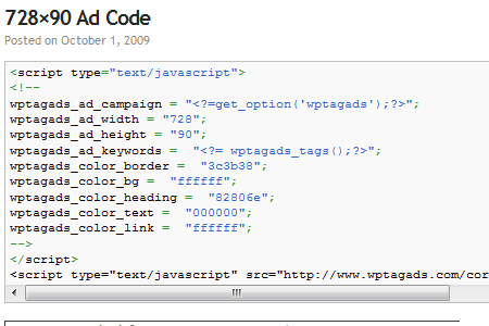 WP Tag Ads