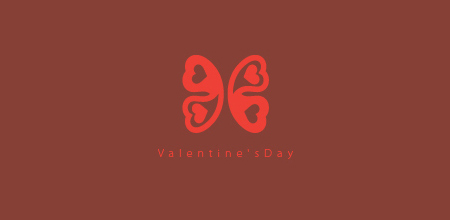 day 45 valentine’s day logo