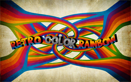 Retro Rainbow Wallpaper
