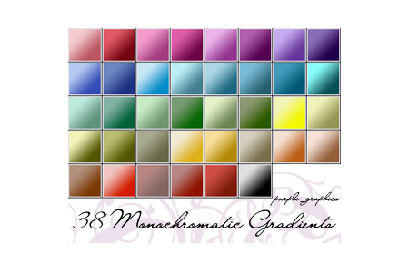Monochromatic Gradients