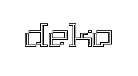 Deko pixel font