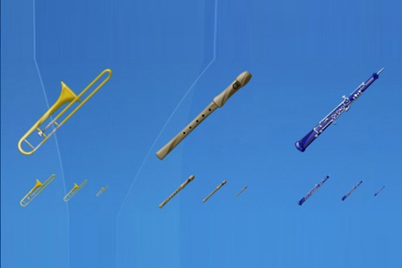 wind instruments icons