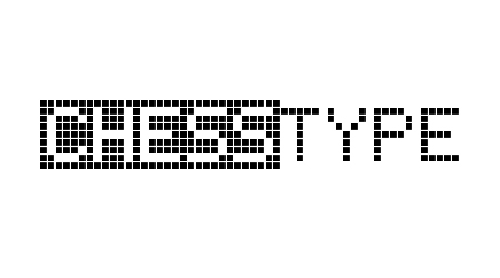 CHESStype pixel font