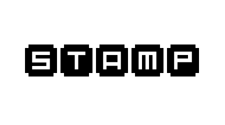 stamp pixel font