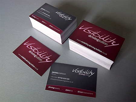 visibility business card