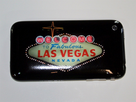 Custom Las Vegas iPhone 3G Skin