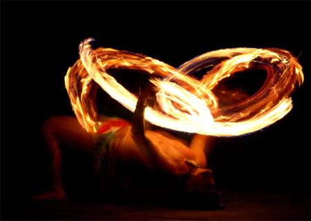 Polynesian Fire Dancer