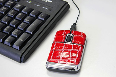USB Leather Mouse
