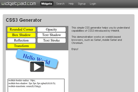 CSS3 Generator