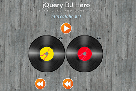 jQuery DJ Hero CSS3 and jQuery Fun