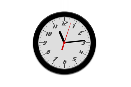 Old School Clock with CSS3 and jQuery