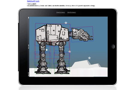 Pure CSS3 Animated AT-AT Walker From Star Wars 2