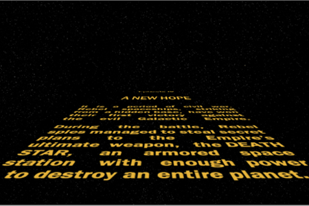 Yellow “Star Wars” Opening Text Crawl Tutorial!