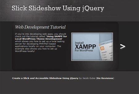 Create a Slick and Accessible Slideshow Using jQuery