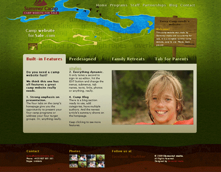 Camp Website for Sale