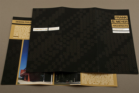 Black and Gold Architecture Brochure