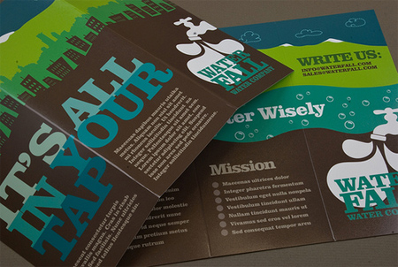 Graphic Water Company Brochure