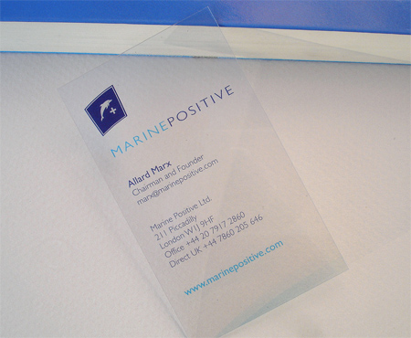 Transparent Business Card