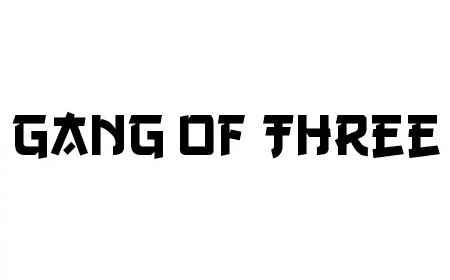 Gang of Three font