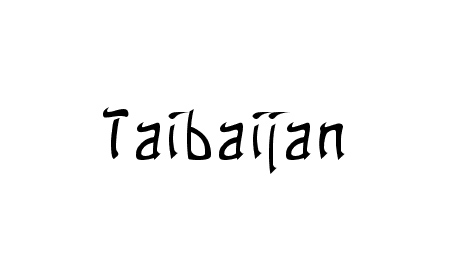 taibaijan font