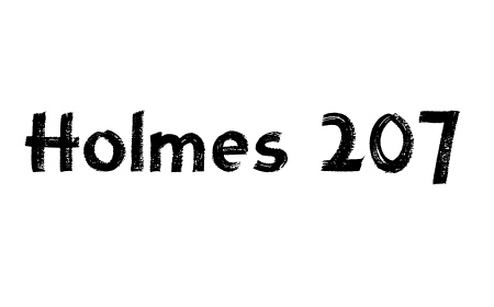 Holmes 207 font