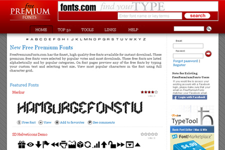 free premium fonts