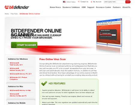 free online bitdefender virus scanner