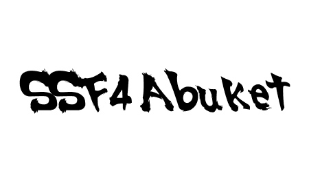 SSF4 Abuket font