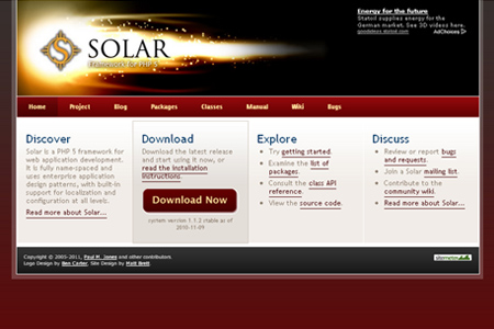 Solar Framework for PHP 5