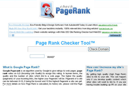 domain rank checker