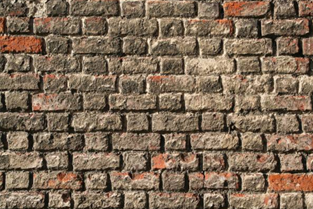 brick old plaster wall