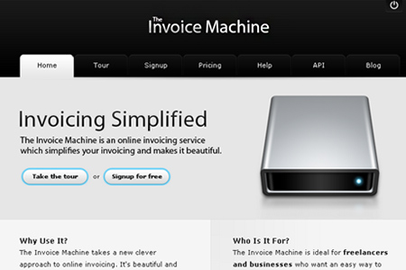 the invoice machine