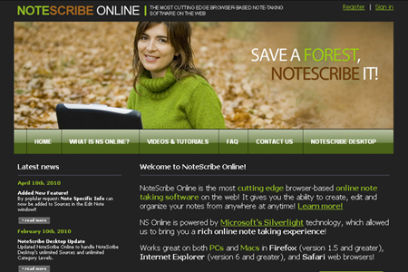 NoteScribe Online