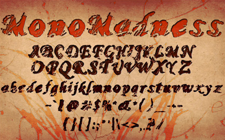 mono madness font
