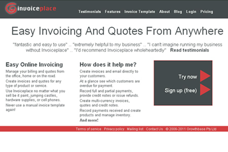 invoice place