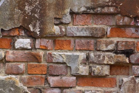 brick damaged grunge plaster wall