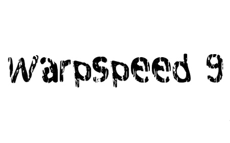 Warpspeed 9 font