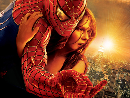 Spiderman with Girl