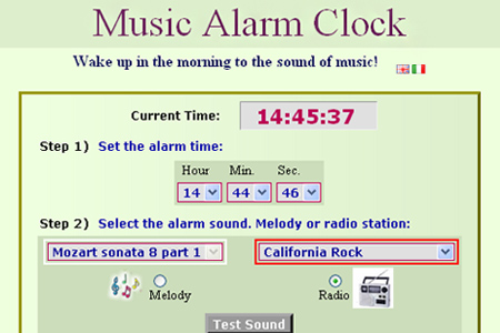 Music Alarm Clock