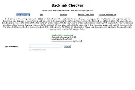 check backlinks